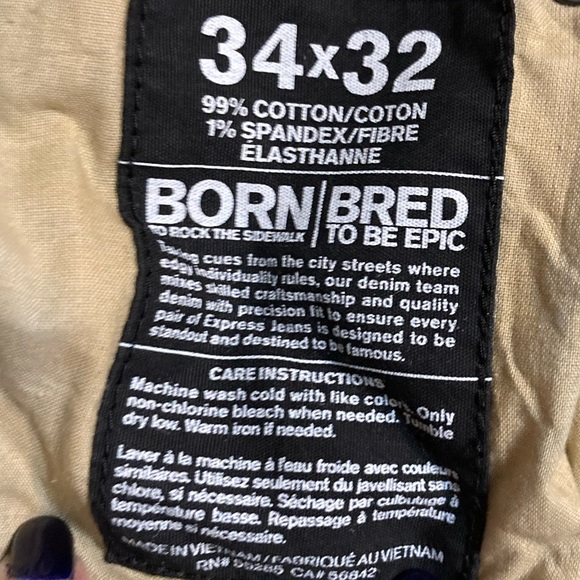 Express men’s jeans in 34/32 - Picture 6 of 7